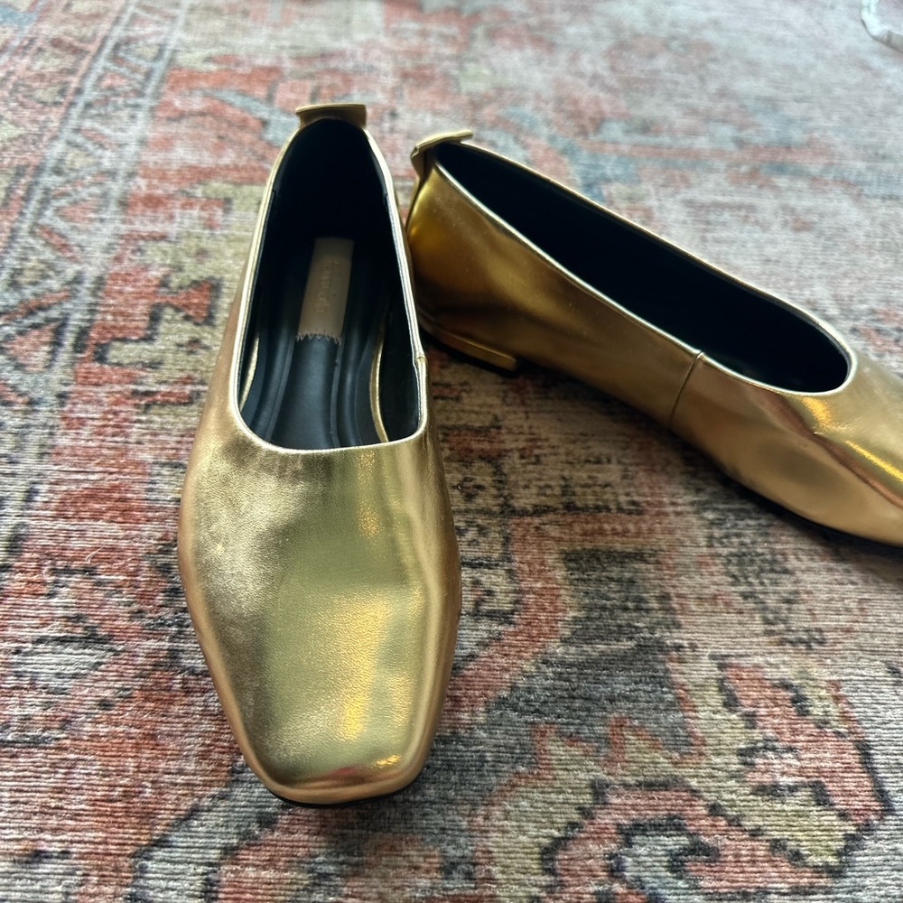 Franco Sarto Elegant Gold Women's Flats